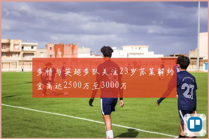 多特与英超多队关注23岁苏莱解约金高达2500万至3000万